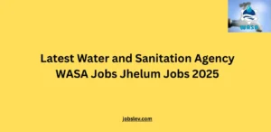 Latest Water and Sanitation Agency WASA Jobs Jhelum Jobs 2025